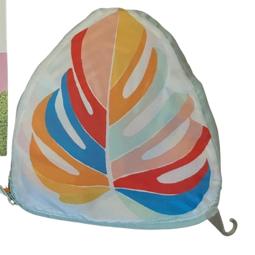NWT mesh packable drawstring bag